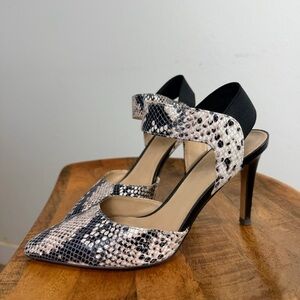 Franco Sarto Snakeskin Patterned Heels